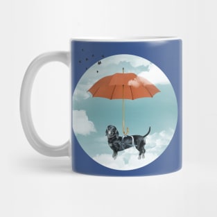 Dachshund Red Umbrella Mug